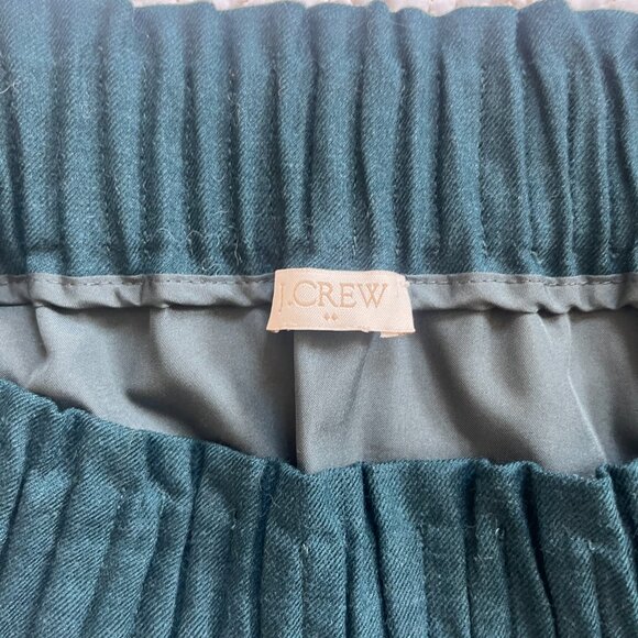 J. Crew Green Wool Blend Skirt, Size 10 - Picture 8 of 9